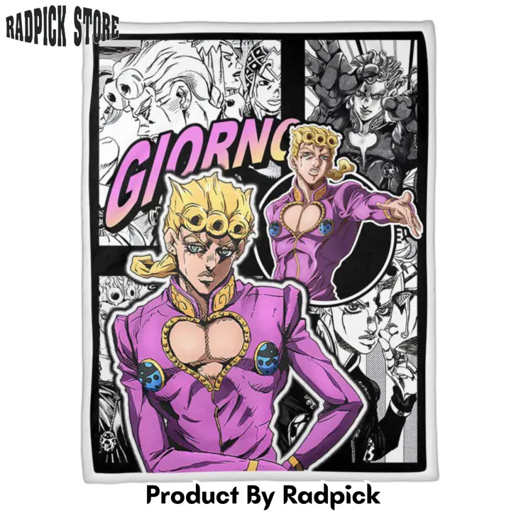 Giorno giovanna blanket custom jjba anime  rp0152758